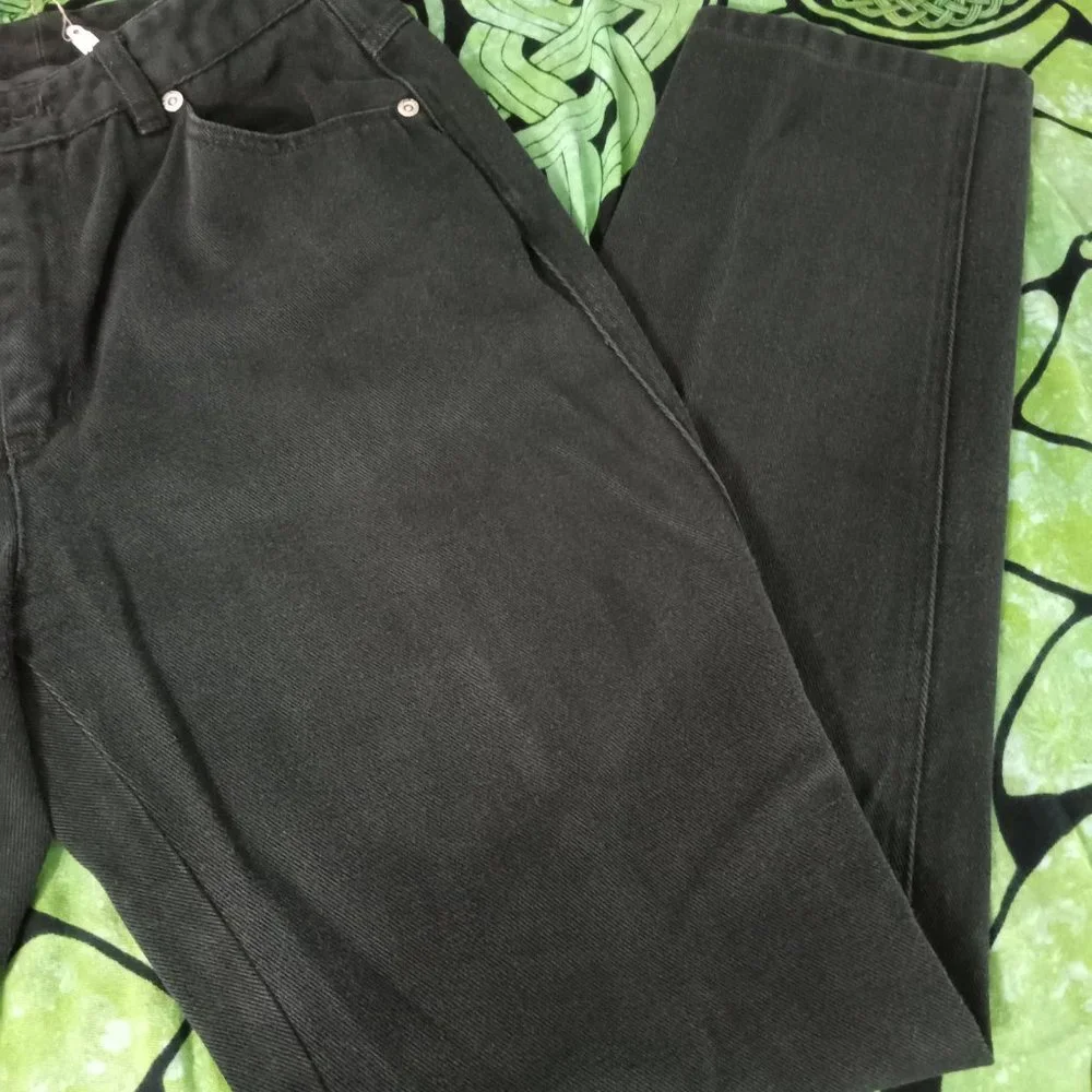 Vintage  DKNY Black Jeans Size 8 - Picture 5 of 12